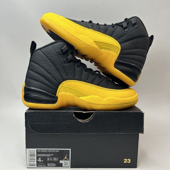 Nike Shoes - Nike Shoes Air Jordan 12 Retro GS “University Gold” 2024